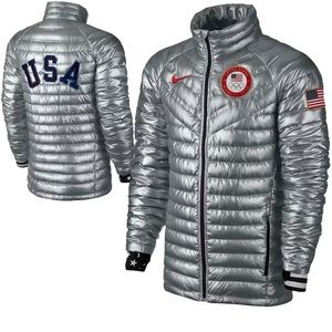 Nike USA 2014 Winter Olympics Aeroloft Full Zip Puffer Jacket